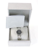 Calvin Klein Snake Black Dial Silver Steel Strap Watch For Women - K6E23141