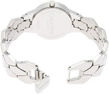 Calvin Klein Snake Black Dial Silver Steel Strap Watch For Women - K6E23141