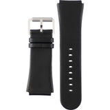 Calvin Klein Post Minimal White Dial Black Leather Strap Watch for Men - K7627120