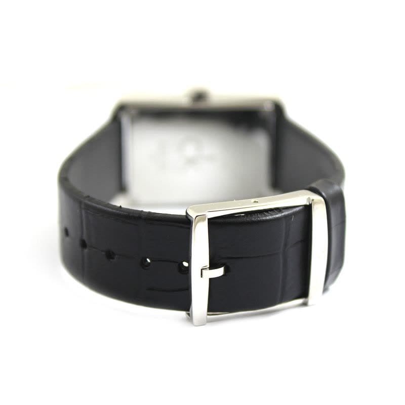 Calvin Klein Window Black Dial Black Leather Strap Watch for Men - K2M23107