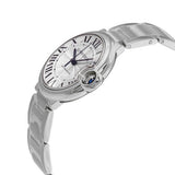 Cartier Ballon Bleu De Cartier Silver Dial Silver Steel Strap Watch for Women - WSBB0048