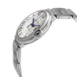 Cartier Ballon Bleu De Cartier Silver Dial Silver Steel Strap Watch for Men - WSBB0049