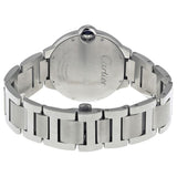 Cartier Ballon Bleu de Cartier Black Dial Silver Steel Strap Watch for Men - W6920042