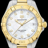 Tag Heuer Aquaracer White Mother of Pearl Dial Watch for Women - WBD1322.BB0320