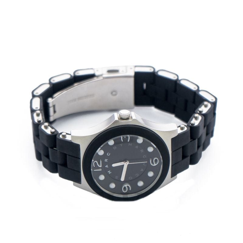 Marc Jacobs Pelly Black Dial Black Silicone Strap Watch for Women - MBM2541