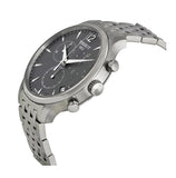 Tissot T Classic Tradition Chronograph Black Dial Silver Mesh Bracelet Watch For Men - T063.617.11.067.00