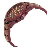 Fossil Perfect Boyfriend Multifunction Maroon Dial Maroon Steel Strap Watch for Women - ES4110