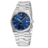 Tissot T Classic PRX Blue Dial Silver Steel Strap Watch For Men - T137.410.11.041.00