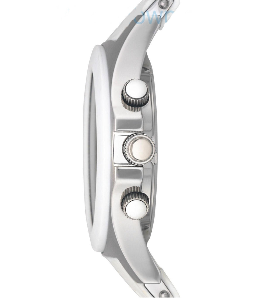 Marc Jacobs Pelly White Dial White Silicone Strap Watch for Women - MBM2565