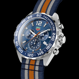 Tag Heuer Formula 1 Quartz Blue Dial Two Tone NATO Strap Watch for Men - WAZ1010.FC8196