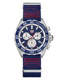 Tag Heuer Formula 1 Redbull Edition Chronograph Blue Dial Blue NATO Strap Watch for Men - CAZ1018.FC8213