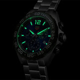 Tag Heuer Formula 1 watch with luminous dial