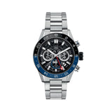 Tag Heuer Carrera Chronograph Blue Dial Silver Steel Strap Watch for Men - CBG2A1Z.BA0658