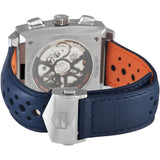 Tag Heuer Monaco Gulf Automatic Chronograph Blue Dial Blue Leather Strap Watch for Men - CBL2115.FC6494