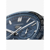 Tag Heuer Carrera Chronograph Blue Dial Silver Steel Strap Watch for Men - CBN2A1A.BA0643