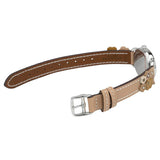 Coach Perry White Dial Brown Floral Leather Strap Watch for Women - 14502873