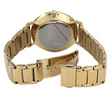 Coach Perry White Dial Gold Steel Strap Watch for Women - 14503345