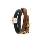 Gucci G Frame White Dial Brown Leather Strap Watch For Women - YA128523