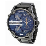 Diesel Big Daddy 2.0 Blue Dial Grey Stainless Strap Watch For Men - DZ7331