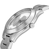 Michael Kors Mini Slim Runway Silver Dial Silver Steel Strap Watch for Women - MK3548