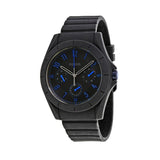 Fossil Popstastic Sport Black Dial Black Rubber Strap Watch for Men - FS5222