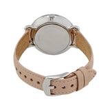 Fossil Jacqueline Blush Mother of Pearl Dial Pink Leather Strap Watch for Women - ES4151