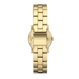 Marc Jacobs Mini Amy White Dial Gold Steel Strap Watch for Women - MBM3057