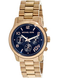 Michael Kors Runway Iridescent Dial Rose Gold Steel Strap Watch for Women - MK5940