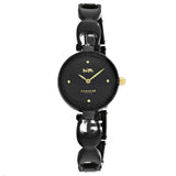 Coach Park Swarovski Crystals Black Dial Black Steel Strap Watch for Women - 14503564