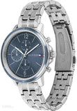 Tommy Hilfiger Casual Quartz Blue Dial Silver Steel Strap Watch For Women - 1782188