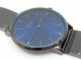 Hugo Boss Horizon Blue Dial Black Mesh Bracelet Watch for Men - 1513734