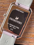 Swarovski Uptown Pink Dial Pink Leather Strap Watch for Women - 5547719