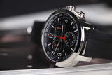 Tissot PRC 200 Chronograph Black Dial Black Rubber Strap Watch for Men - T114.417.17.057.00