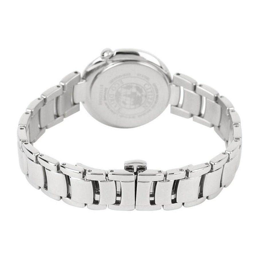 Citizen Eco Drive Mother of Pearl Dial Silver Steel Strap Watch For Women - EM0331-52W
