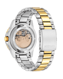 Citizen Mechanical Automatic Blue Dial Two Tone Steel Strap Watch for Men - NJ0174-82L