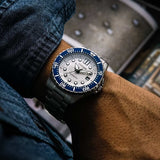 Citizen Mechanical Automatic White Dial Silver Steel Strap Watch for Men - NJ0171-81A