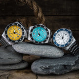 Citizen Mechanical Automatic White Dial Silver Steel Strap Watch for Men - NJ0171-81A