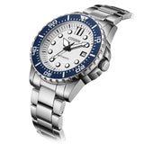 Citizen Mechanical Automatic White Dial Silver Steel Strap Watch for Men - NJ0171-81A