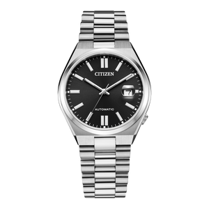 Citizen Tsuyosa Automatic Black Dial Silver Steel Strap Watch For Men - NJ0150-81E