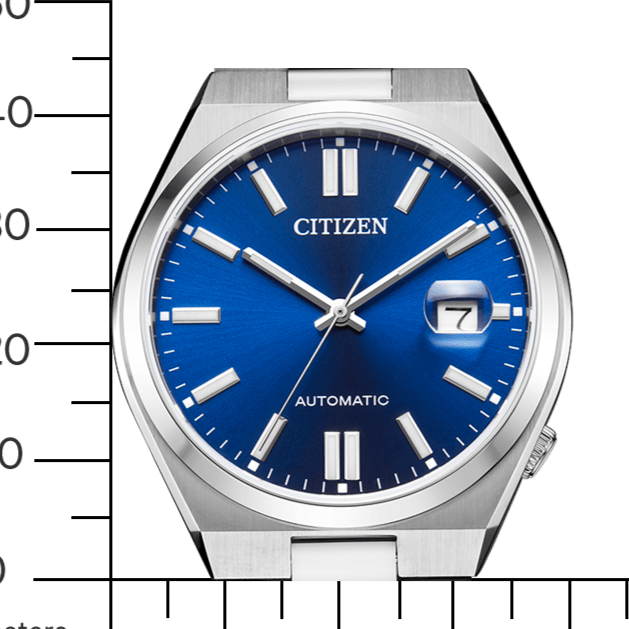 Citizen Tsuyosa Automatic Blue Dial Silver Steel Strap Watch For Men - NJ0150-81L