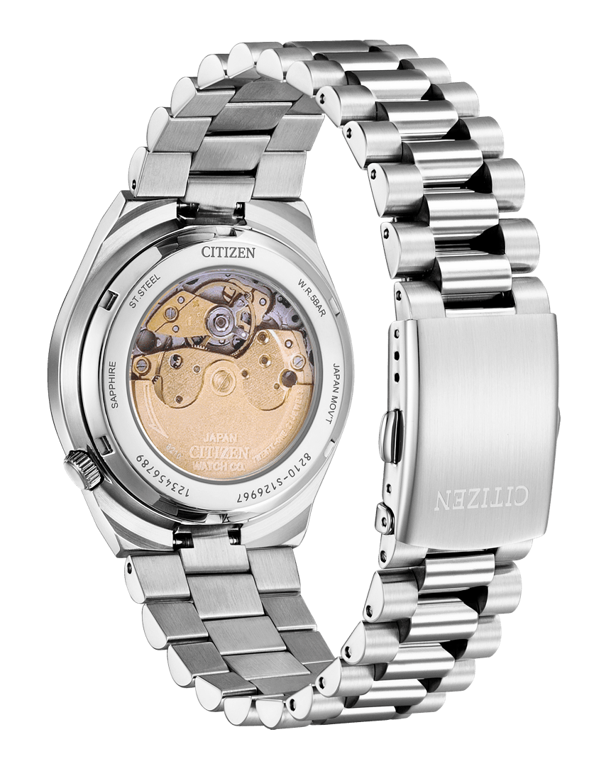 Citizen Tsuyosa Automatic Dark Blue Dial Silver Steel Strap Watch For Men - NJ0151-88L