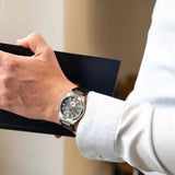 Citizen Tsuyosa Automatic Grey Dial Black Leather Strap Watch for Men - NK5010-01H