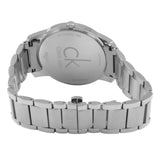 Calvin Klein City Silver Dial Silver Steel Strap Watch for Men - K2G21126