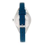 Calvin Klein Rebel Blue Silver Dial Blue Leather Strap Watch for Women - K8P231V6