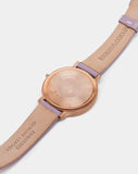 Emporio Armani Kappa Mother Of Pearl White Dial Pink Leather Strap Watch For Women - AR11130