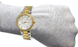 Michael Kors Parker White Dial Two Tone Steel Strap Watch for Women - MK6055