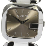 Gucci G Gucci Brown Dial Silver Steel Strap Watch For Women - YA125401