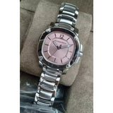 Burberry The Britain Pink Dial Silver Steel Strap Watch for Women - BBY1704