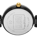 Coach Park Swarovski Crystals Black Dial Black Steel Strap Watch for Women - 14503564