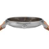 Coach Charles Black Dial Brown Leather Strap Watch for Men - 14602155